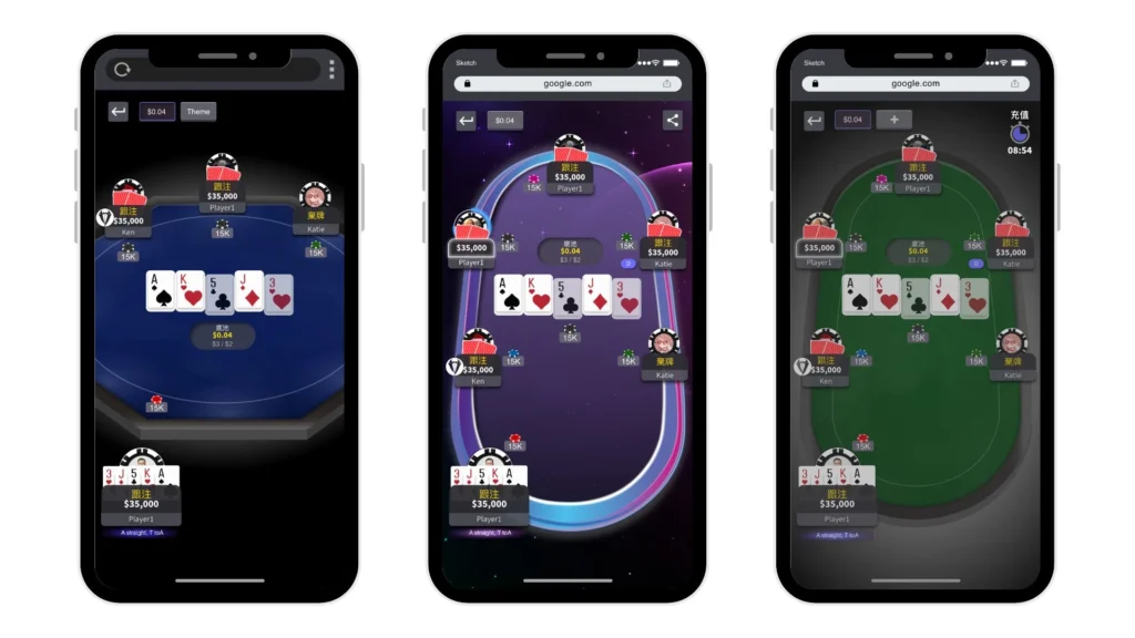 Game interface mobile UI