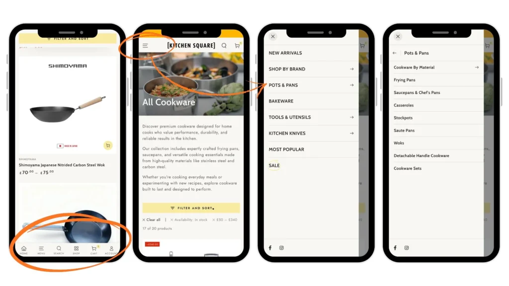 kitchensquare.co .uk mobile menu